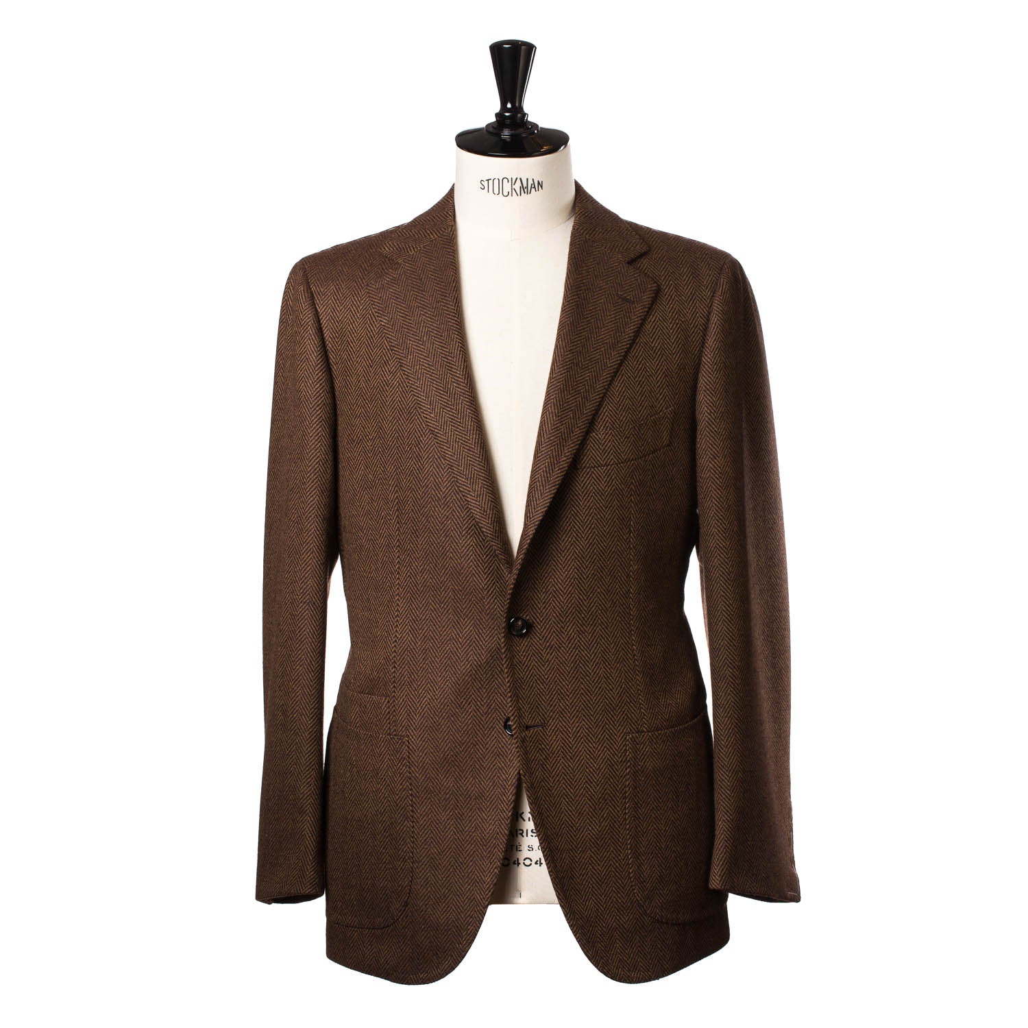 Jacket "Herringbone" made of pure Merino Wool from Fox Brother's - purely handmade